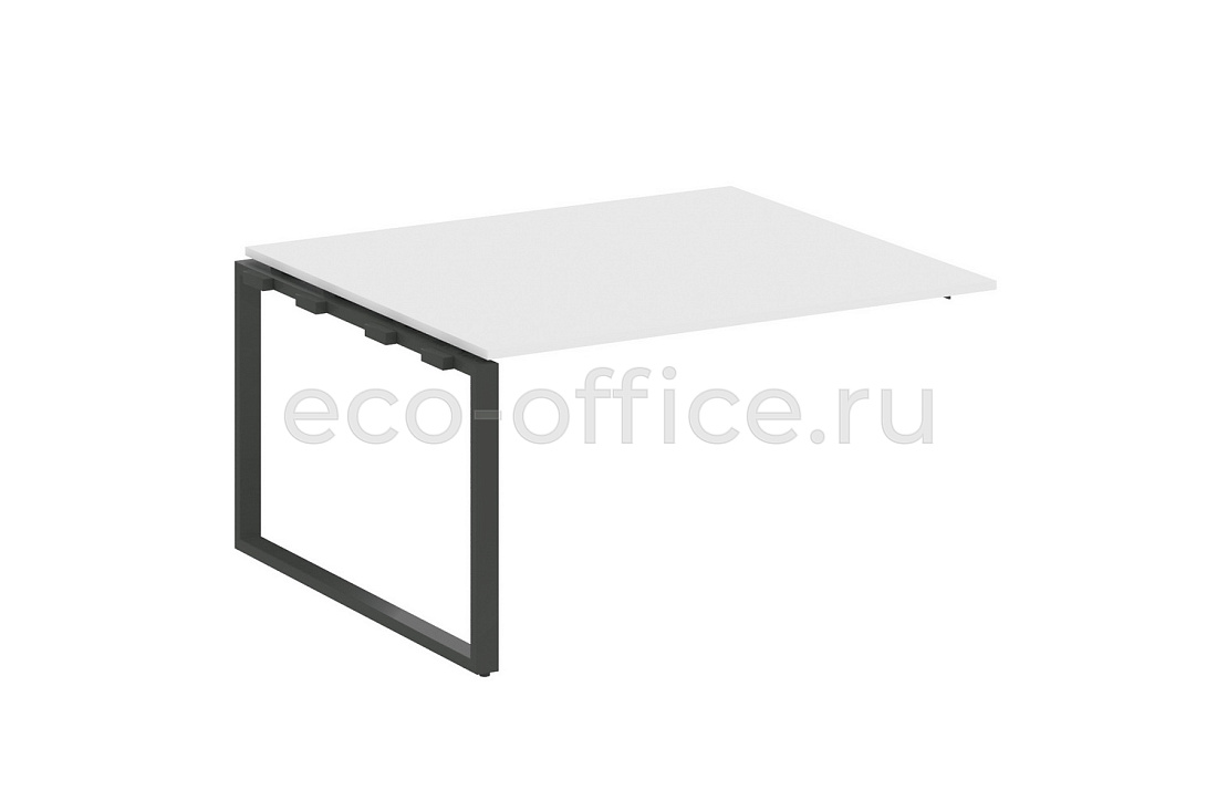 Проходной наборный элемент переговорного стола METAL SYSTEM STYLE БО.ППРГ-3 Белый / Антрацит металл  стоимость