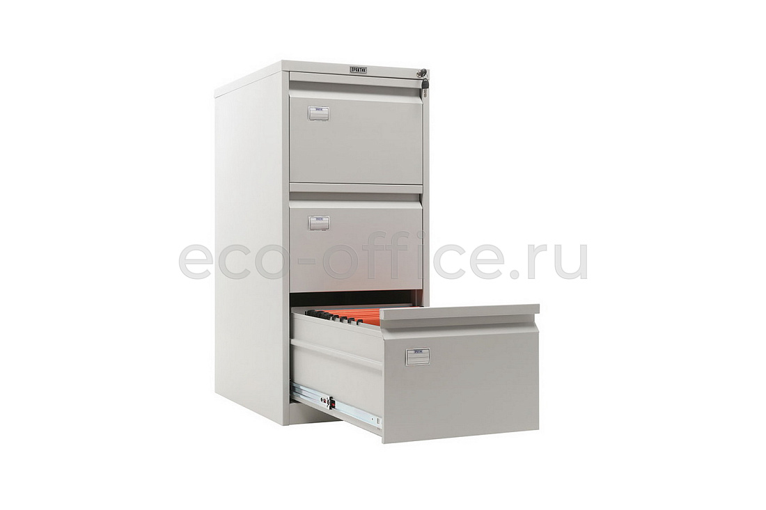 Шкаф картотека ПРАКТИК AFC-03 Серый RAL 7038  стоимость