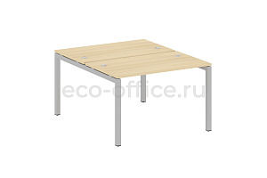 Рабочая станция METAL SYSTEM QUATTRO 5x5 50БП.РАС-СП-2.2 Акация Лорка / Серый металл фото