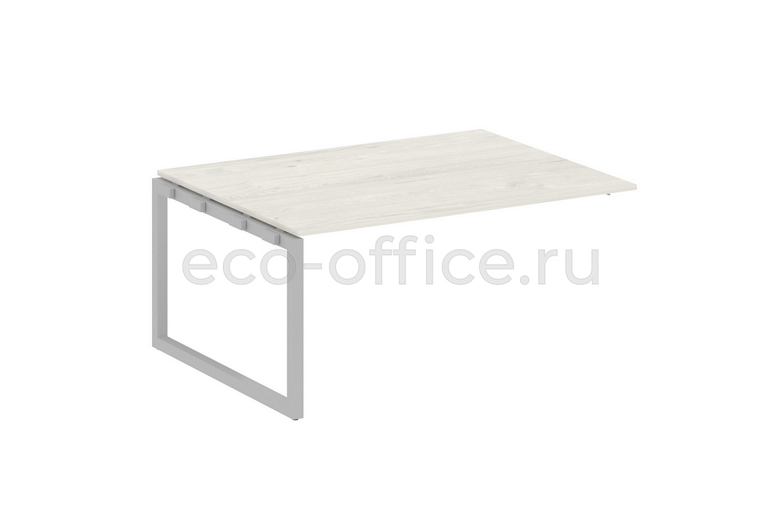 Проходной наборный элемент переговорного стола METAL SYSTEM QUATTRO 5x5 50БО.ППРГ-4 Дуб Наварра / Серый металл  стоимость