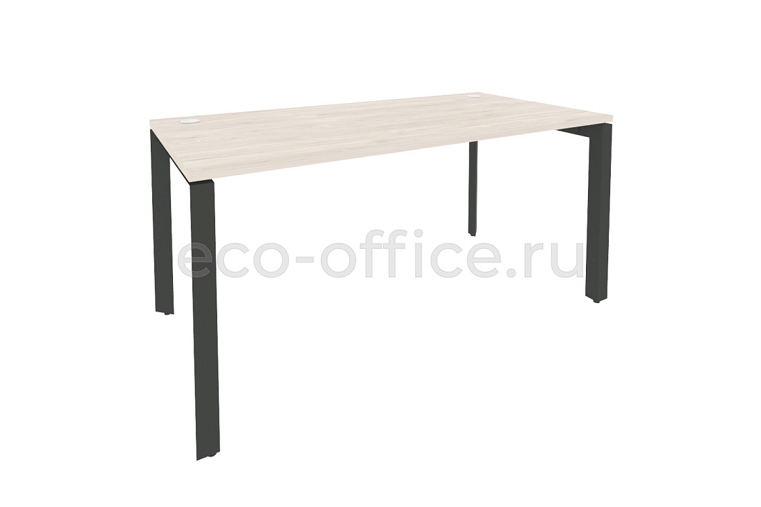 Стол рабочий на П-образном м/к ONIX O.MP-SP-4.8 Денвер Светлый / Антрацит металл купить в Москве
