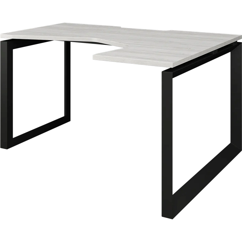 стол эргономичный правый на металлокаркасе protech нтмп.о-040.пр сосна винтер/антрацит фото