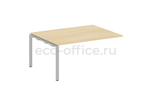 Проходной наборный элемент переговорного стола METAL SYSTEM STYLE БП.ППРГ-4 Акация Лорка / Серый металл фото