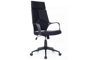 Кресло RV Chair IQ RV 8989 Чёрный пластик / Чёрная ткань фото