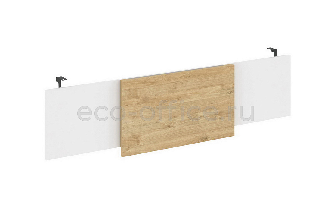 Царга для стола руководителя L1980 ONIX WOOD DIRECT O.M-CSR-6 Белый Бриллиант / Тиквуд Светлый / Антрацит металл купить в Москве