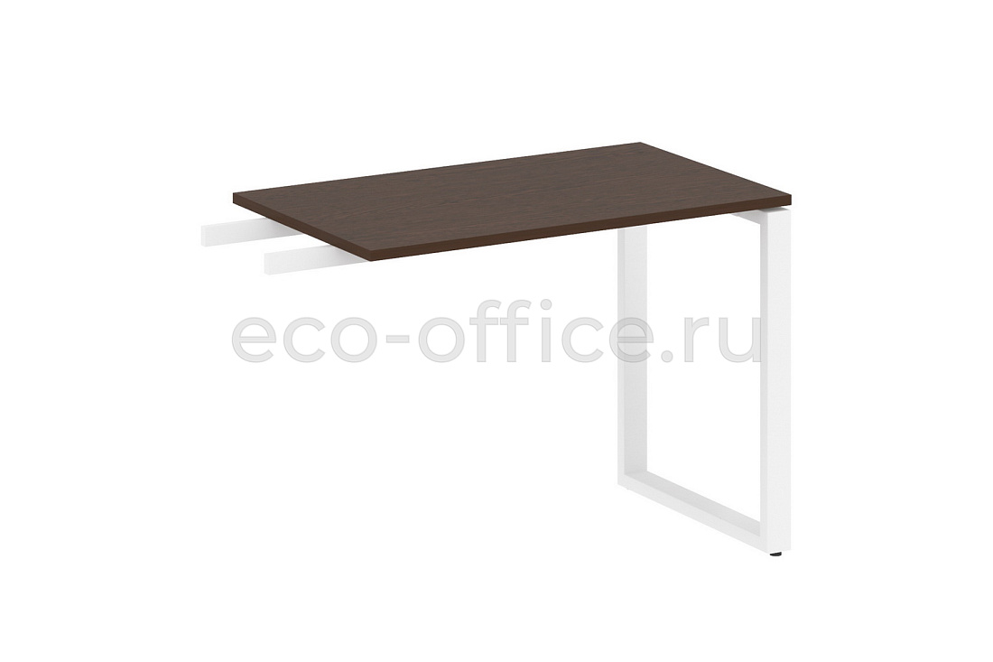 Приставной элемент на О-образном м/к METAL SYSTEM STYLE БО.ПР-3 Венге Цаво / Белый металл  стоимость