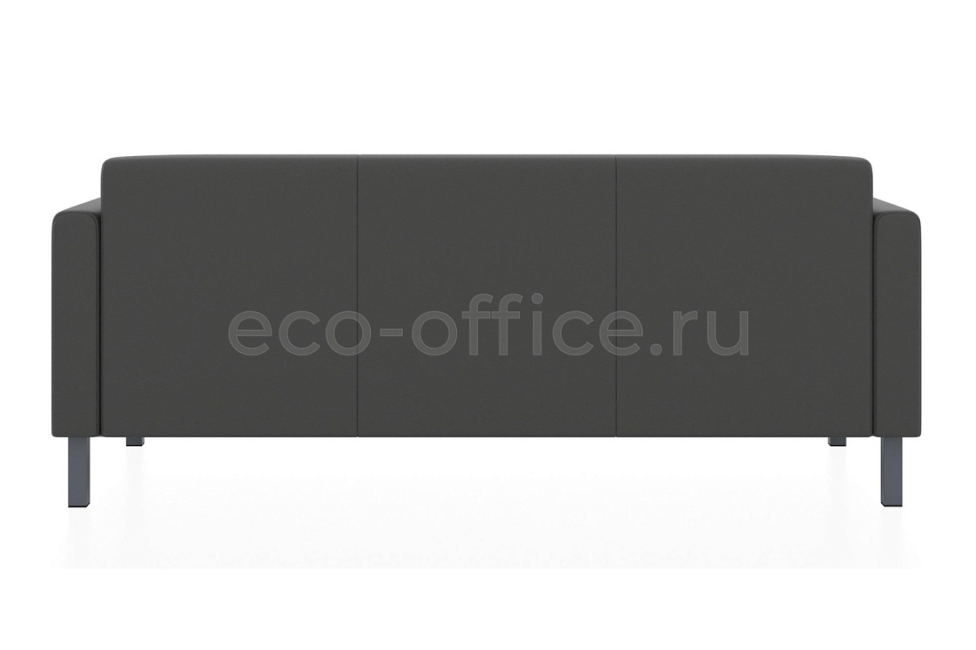 Трехместный диван ЕВРО экокожа Euroline 996 Железно-серый  стоимость
