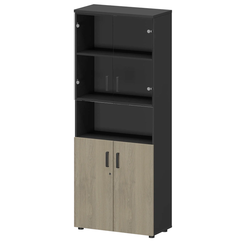 шкаф protech смш-58д2с2 тип1 графит/кронберг фото