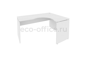 Стол криволинейный правый STYLE Л.СА-4 (R) Белый фото