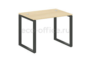 Стол письменный METAL SYSTEM STYLE БО.СП-1 Акация Лорка / Антрацит металл фото