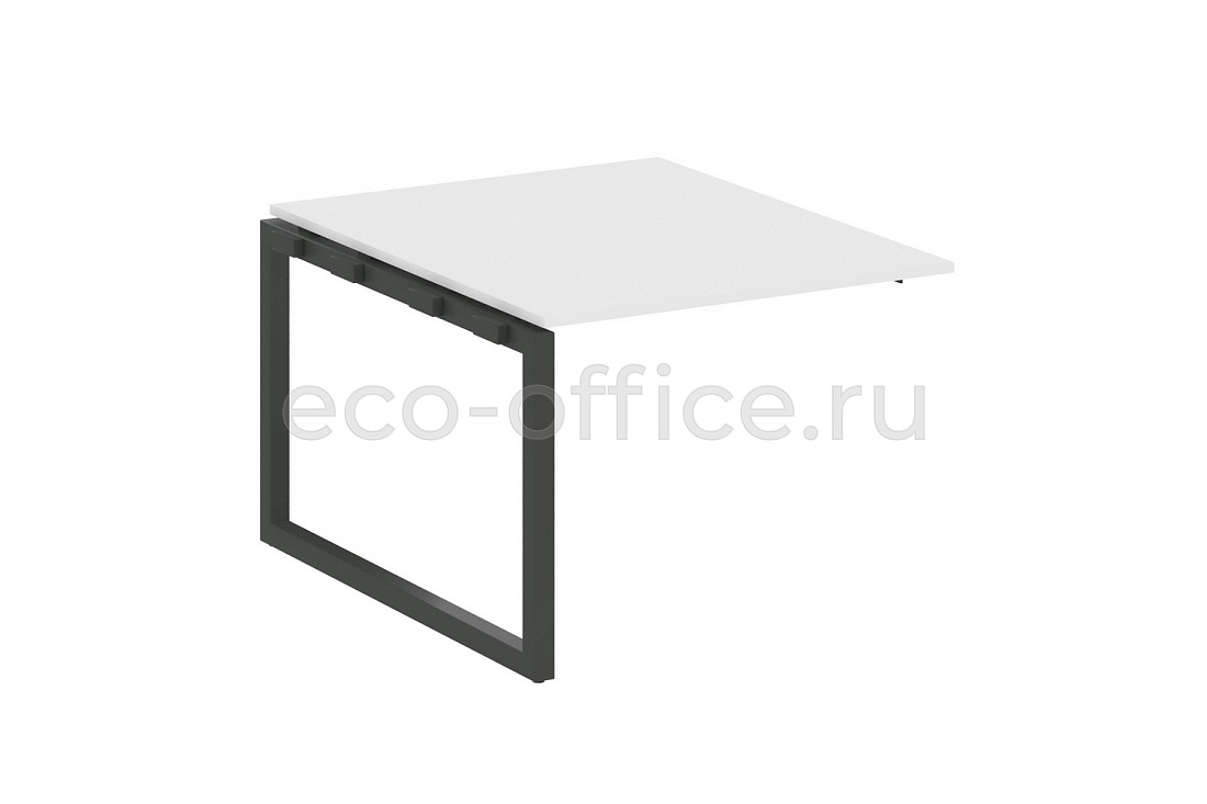 Проходной наборный элемент переговорного стола METAL SYSTEM QUATTRO 5x5 50БО.ППРГ-1 Белый / Антрацит металл  стоимость