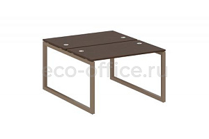 Рабочая станция METAL SYSTEM QUATTRO 5x5 50БО.РАС-СП-2.2 Венге Цаво / Мокко металл фото