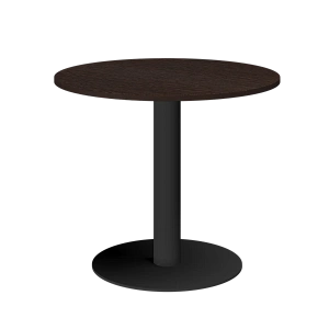 Стол круглый Protech АМ-Д90 Дуб венге/Антрацит фото