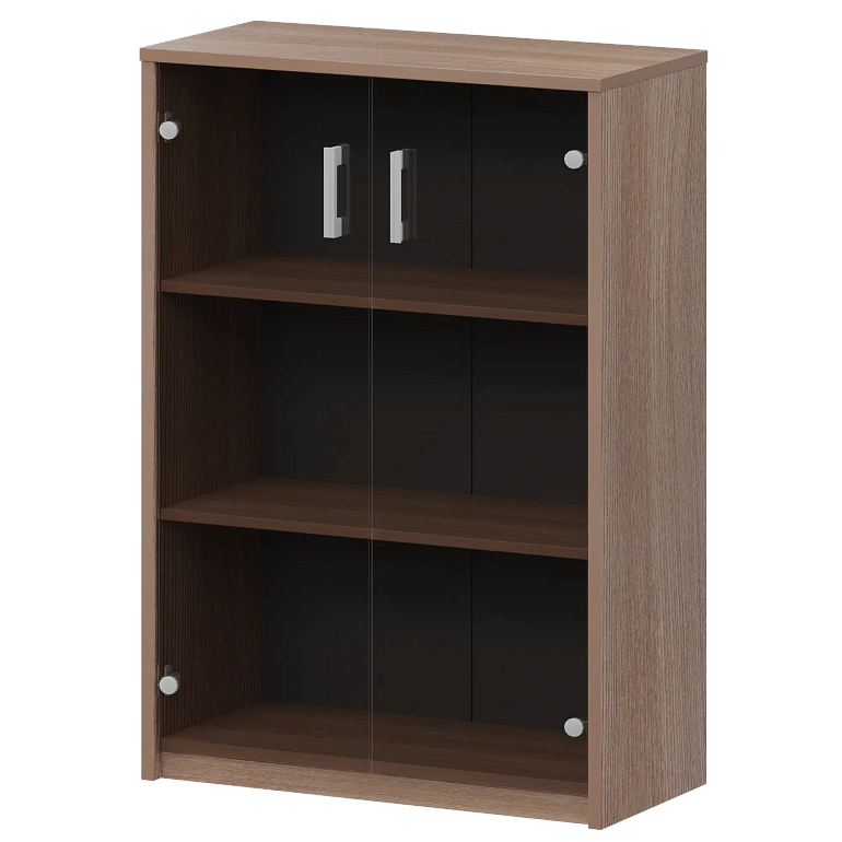 стеллаж средний с тонированным стеклом protech а-304/а-стл304тон темный шимо фото