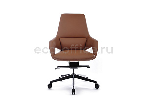 Кресло руководителя RV Design AURA-M FK005-B Светло-коричневая кожа фото