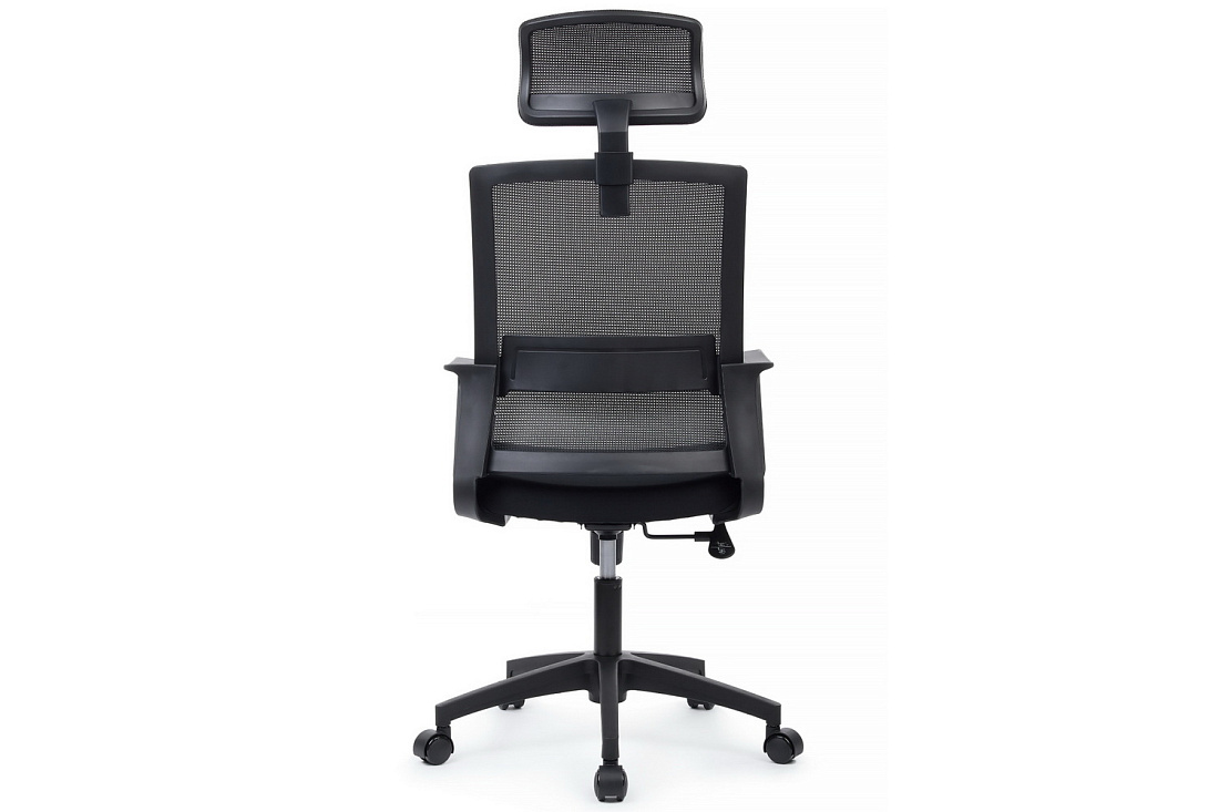 кресло rv chair mint p1029hbe чёрная сетка / чёрная ткань фото