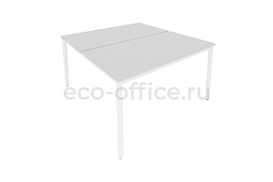 Рабочая станция на металлокаркасе SLIM SYSTEM С.СП-5.3 Серый / Белый металл фото