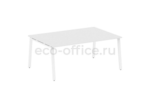 Стол переговорный (1 столешница) METAL SYSTEM STYLE БА.ПРГ-1.5 Белый / Белый металл фото