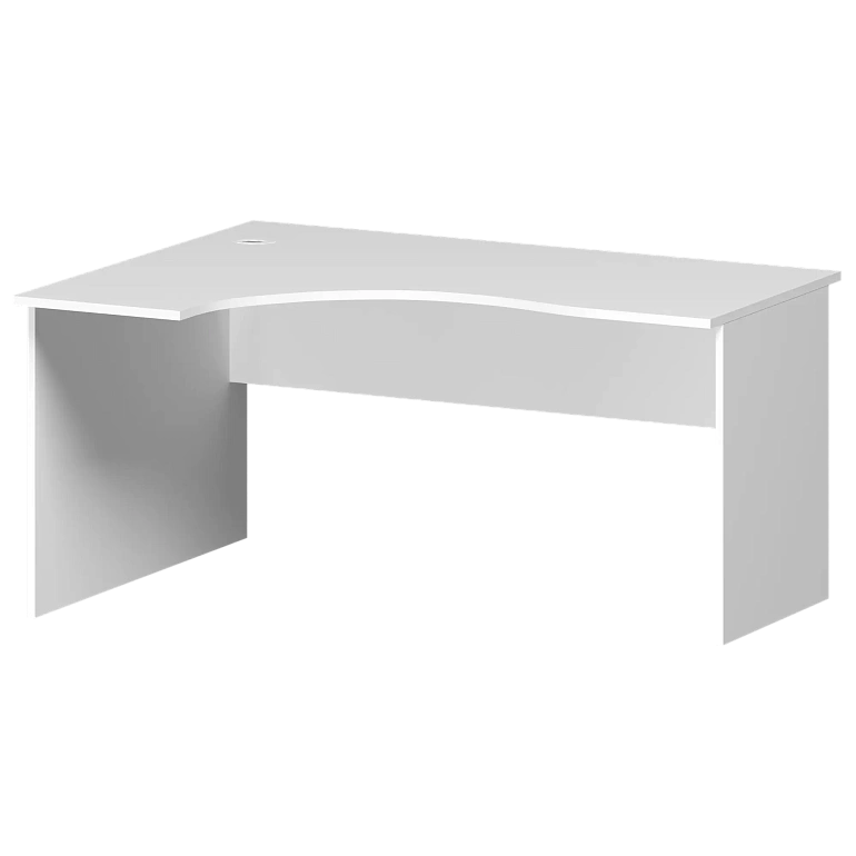 стол эргономичный левый protech а-201.лв белый фото