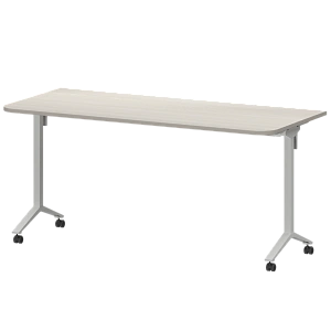 Стол мобильный складной радиусный Protech МБ22-160.70Р Ясень шимо/Белый фото