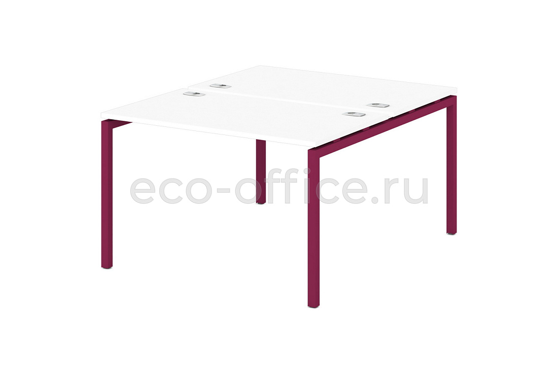 Стол-тандем на металлокаркасе 40*40 SENTIDA COLOR S-47 Малина  стоимость