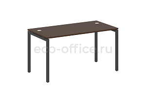 Стол письменный METAL SYSTEM QUATTRO 4x4 40БП.СП-3 Венге Цаво / Антрацит металл фото