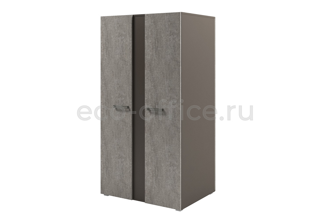 Шкаф с планкой двухсторонний SOLUTION D-72 Бетон Чефалу / Трюфель  стоимость