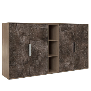 Шкаф средний 4 створки, с нишей B-tone BTN36153242 фото