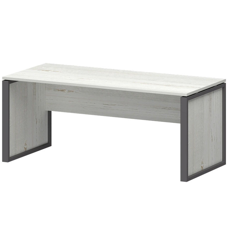 стол руководителя protech нтм-180 сосна винтер/антрацит фото