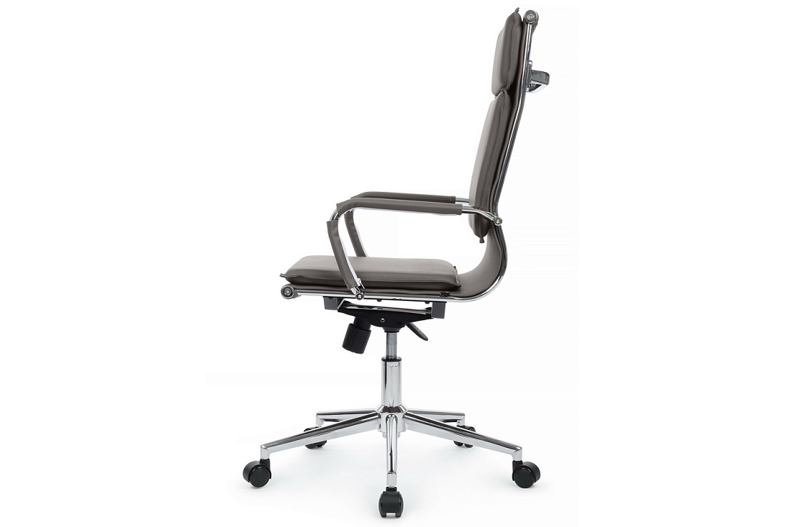 Кресло руководителя RV Chair HUGO 6003-1SE Серая экокожа  стоимость