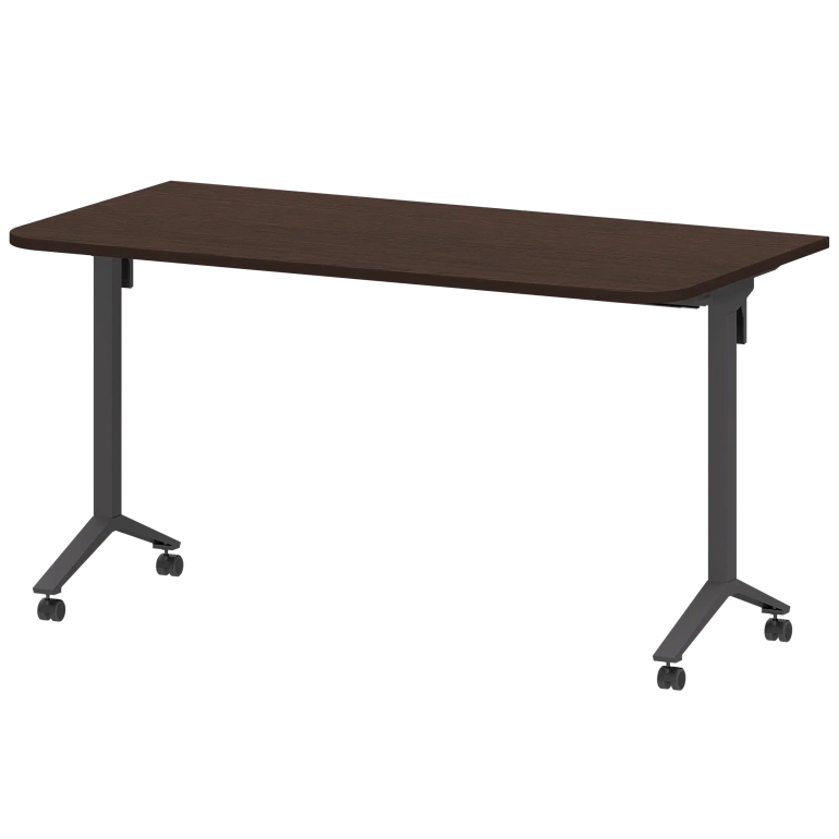 стол мобильный складной радиусный protech мб22-140.70р дуб венге/антрацит фото