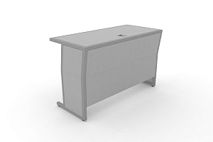Стол для преподавателя DESK DK-1200U Серый / Серый металл фото