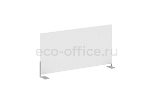 Экран для стола боковой L720 METAL SYSTEM STYLE Б.ЭКР-72 Белый / Серый металл фото