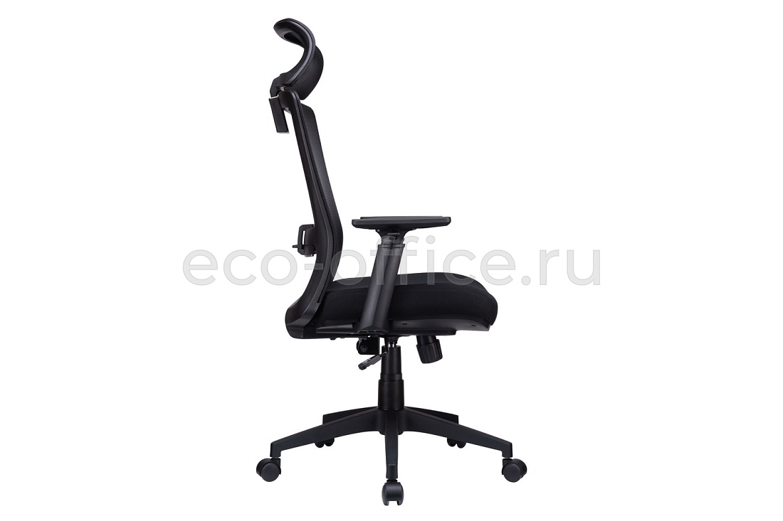 Кресло эргономичное RV Design LINE W-202 AC Чёрный пластик / Чёрная сетка  стоимость