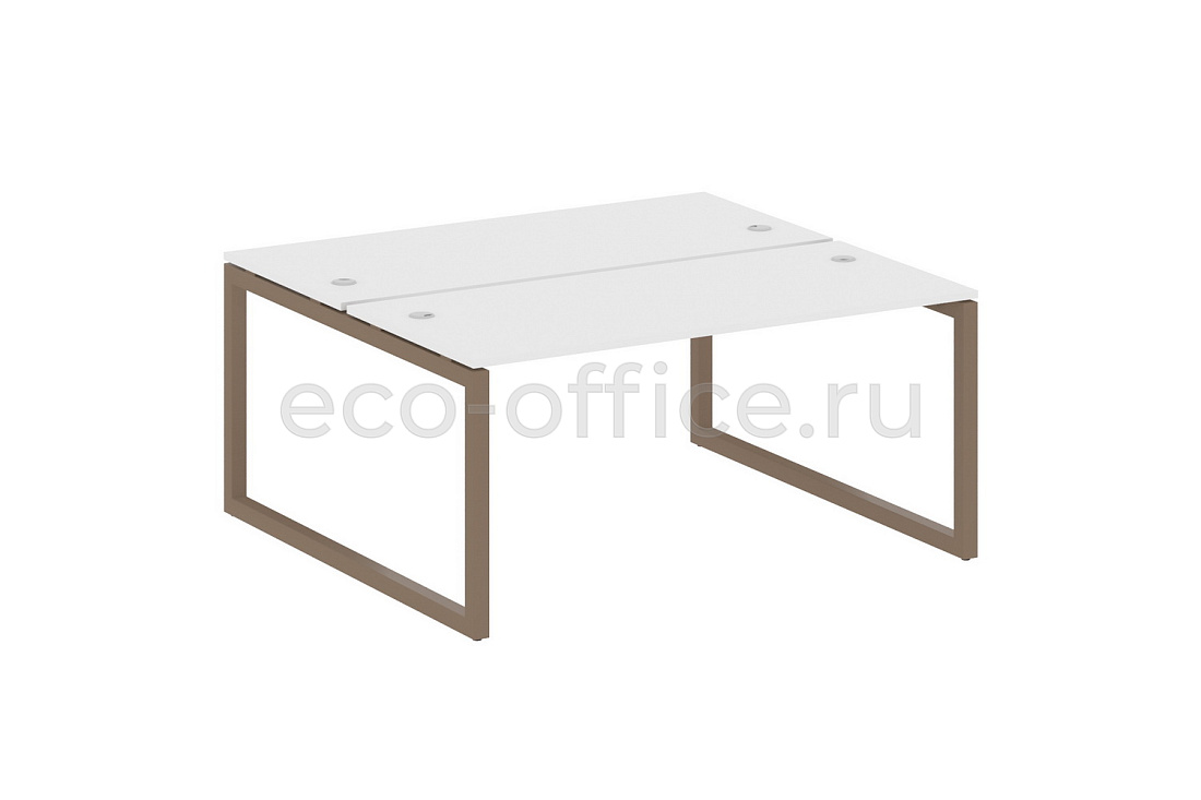 Рабочая станция METAL SYSTEM QUATTRO 5x5 50БО.РАС-СП-2.4 Белый / Мокко металл  стоимость