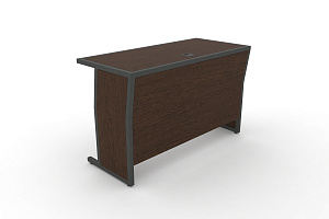 Стол для преподавателя DESK DK-1200U Венге Цаво / Антрацит металл фото