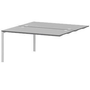 Модуль двойной на 2 рабочих места Protech АМБЭ-005.60 Серый/Белый фото