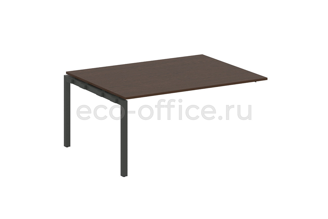 Проходной наборный элемент переговорного стола METAL SYSTEM QUATTRO 5x5 50БП.ППРГ-4 Венге Цаво / Антрацит металл  стоимость