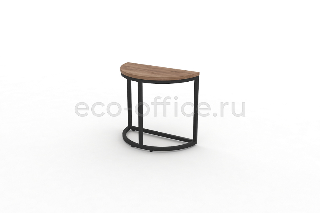Стол журнальный SLICE-450 Дуб Табак / Чёрный металл  стоимость