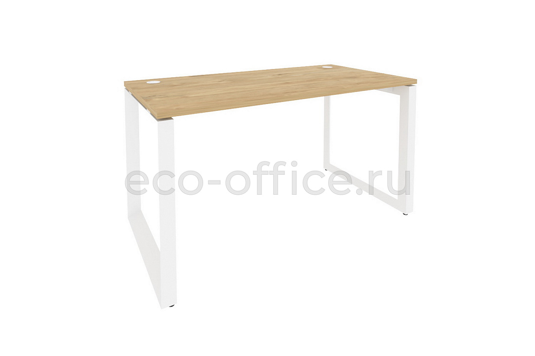 Стол рабочий на O-образном м/к ONIX O.MO-SP-3.7 Тиквуд Светлый / Белый металл  стоимость
