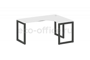 Стол криволинейный правый METAL SYSTEM QUATTRO 5x5 50БО.СА-4 Пр Белый / Антрацит металл фото