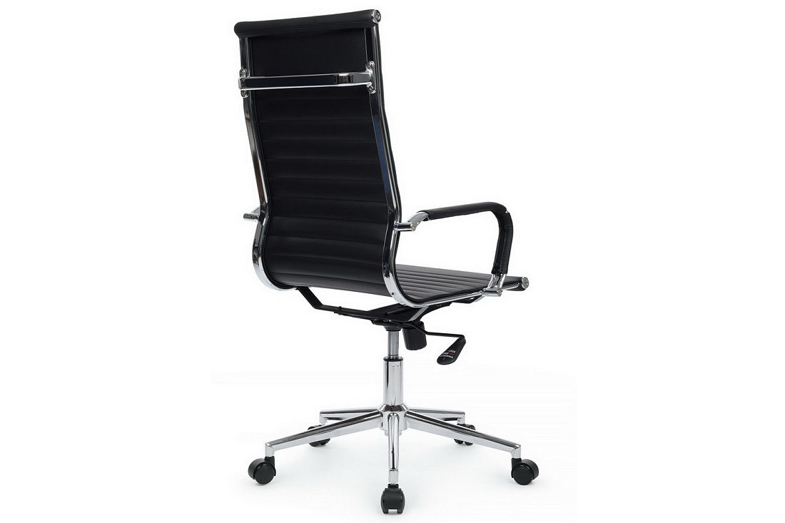 Кресло руководителя RV Chair HUGO 6002-1SEC Чёрная экокожа стоимость