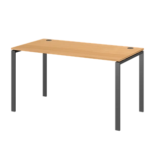 Стол на металлокаркасе Protech АМ-002 Ольха/Антрацит фото