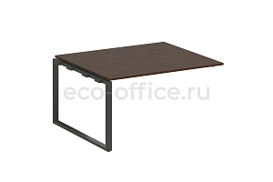 Проходной наборный элемент переговорного стола METAL SYSTEM STYLE БО.ППРГ-3 Венге Цаво / Антрацит металл фото