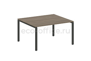 Стол переговорный (1 столешница) METAL SYSTEM STYLE БП.ПРГ-1.3 Вяз Благородный / Антрацит металл фото