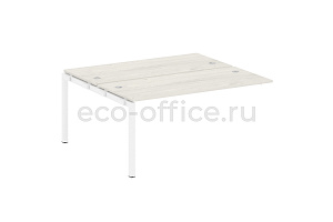 Проходной наборный элемент METAL SYSTEM QUATTRO 5x5 50БП.ПРС-СП-2.4 Дуб Наварра / Белый металл фото