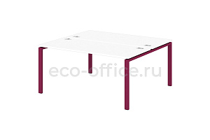 Стол-тандем на металлокаркасе 60*30 SENTIDA COLOR S-43 Малина фото