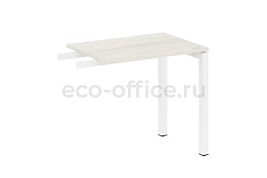 Приставной элемент на П-образном м/к METAL SYSTEM QUATTRO 5x5 50БП.ПР-2 Дуб Наварра / Белый металл фото