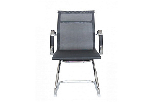 Конференц-кресло RV Chair HUGO 6001-3E Чёрная сетка фото