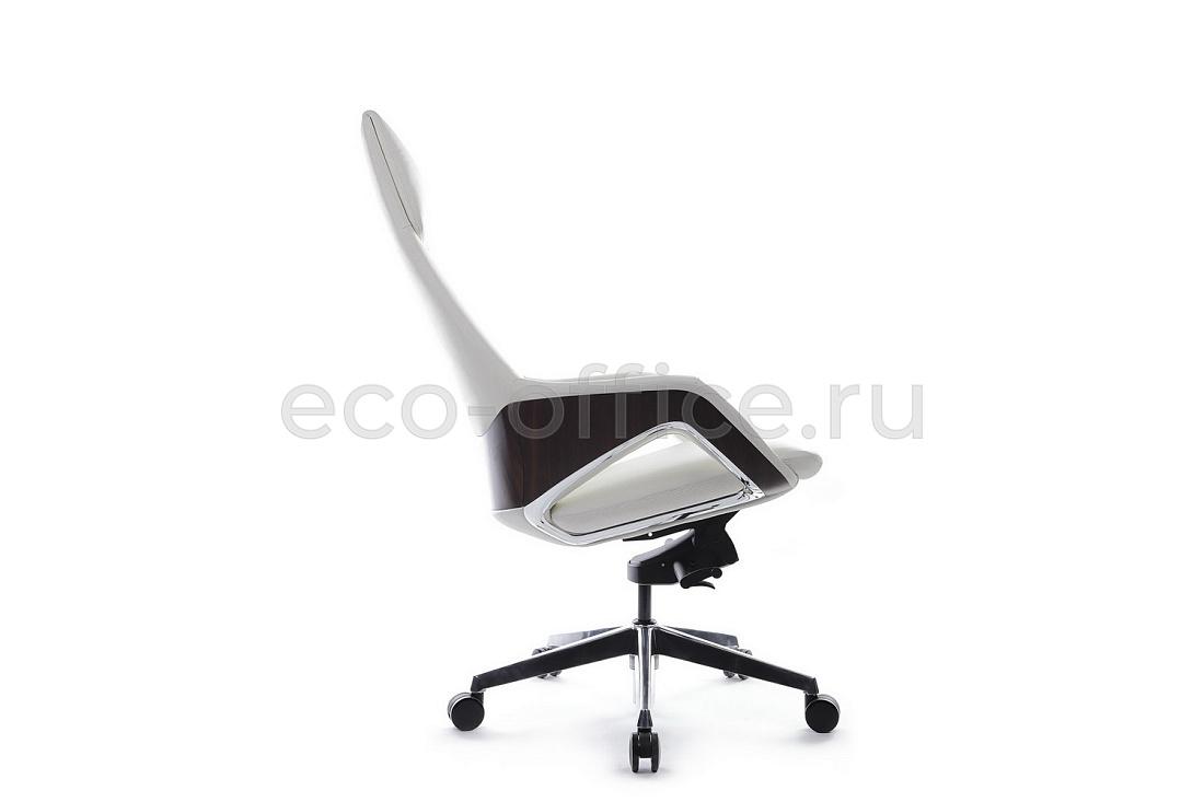 Кресло руководителя RV Design AURA FK005-A Белая кожа  стоимость